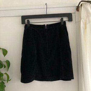 Corduroy Mini Skirt